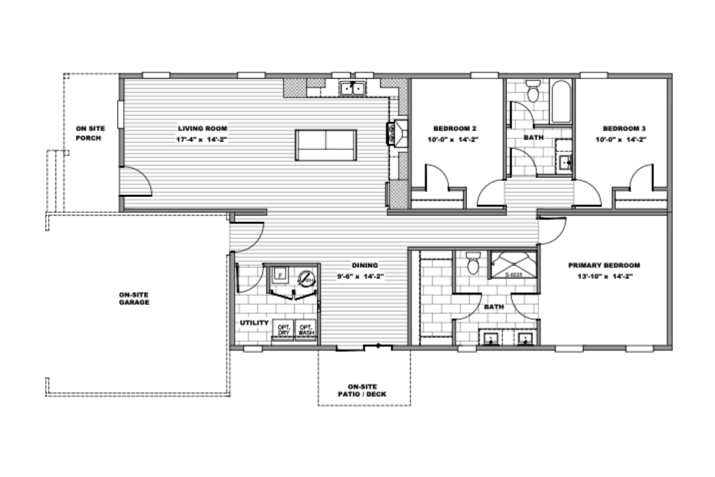 Beltmont floor plan — Tennessee Custom Homes, Cleveland TN
