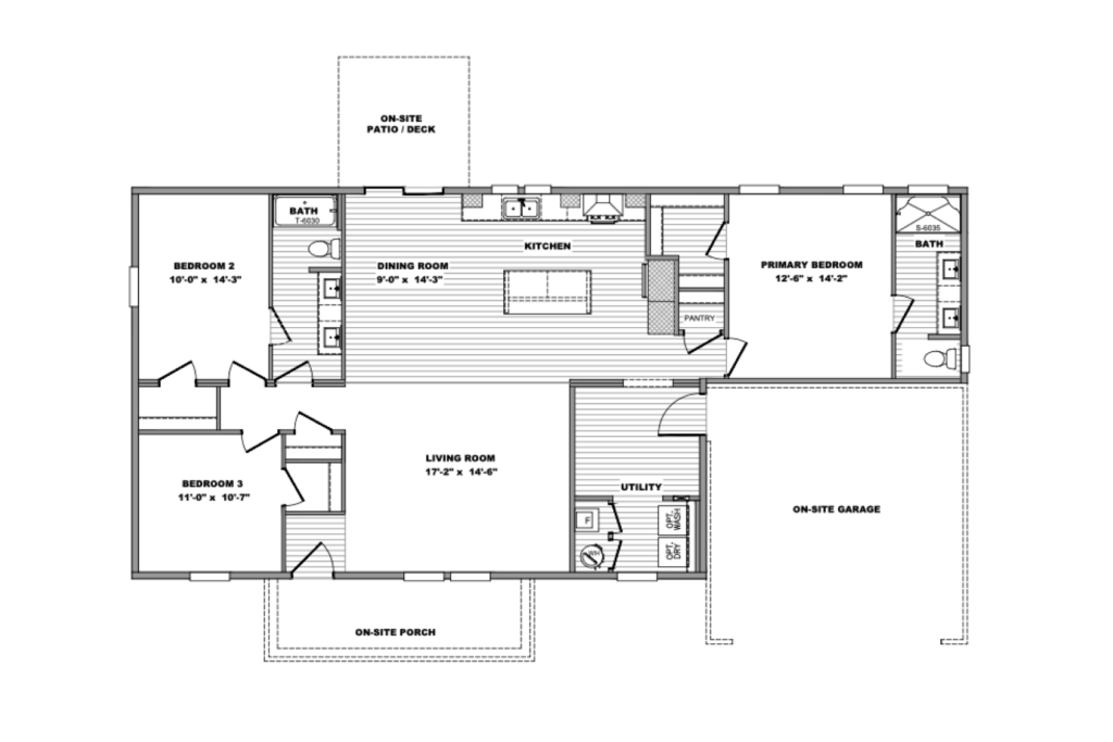 Hawthorne floor plan — Tennessee Custom Homes, Cleveland TN