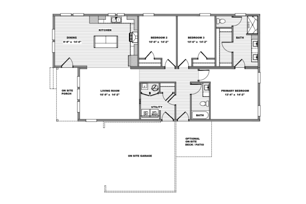 Floor plan for custom home in Cleveland Tennessee